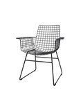 HK Living Silla de Metal WIRE - Negro - HK Living