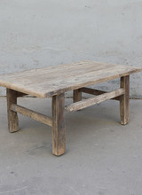 Maisons Origines Raw wood coffee table - 100X60XH43cm - Elm Wood