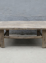 Maisons Origines Raw wood coffee table - 105X68XH36cm - Elm Wood