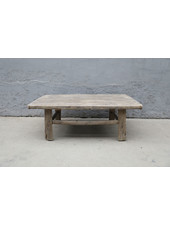 Maisons Origines Raw wood coffee table - 105X68XH36cm - Elm Wood