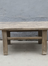 Maisons Origines Raw wood coffee table - 90X50XH40cm - Elm Wood