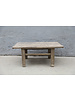 Maisons Origines Table basse vintage / bois brut - 90X50XH40cm - bois d'orme