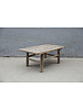Maisons Origines Table basse vintage / bois brut - 97X59XH43cm - noyer brut