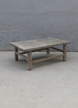 Maisons Origines Raw wood coffee table - 100X59XH36cm - Walnut