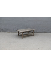 Maisons Origines Raw wood coffee table - 100X59XH36cm - Walnut