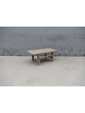 Maisons Origines Table basse vintage / bois brut - 91X50XH38cm -  bois d'orme