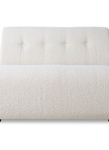 HK Living Element 1,5-seat, boucle, cream, vint couch