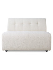 HK Living Element 1,5-seat, boucle, cream, vint couch