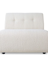 HK Living Sofá elemento 1pl - crema - 97x89x74cm - HK Living