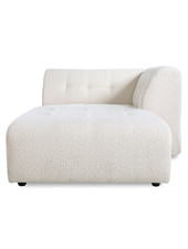 HK Living Element right lounge, boucle, cream, vint couch