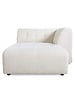 HK Living Canapé élément d'angle droit lounge - boucle - crème - vint couch
