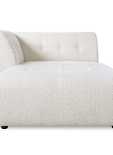 HK Living Element left lounge, boucle, cream, vint couch