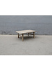 Maisons Origines Raw wood coffee table - 109X71XH43cm - recycled Walnut wood