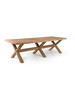 Petite Lily Interiors Dining room table raw wood - 300x100xh79H - unique item