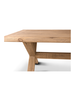 Petite Lily Interiors Dining room table raw wood - 300x100xh79H - unique item