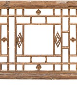 Maisons Origines Cabecera bohemia de mimbre - Natural - 142x4xh76cm