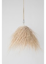 Rock the Kasbah Palm fiber cloche pendant lamp S - Ø25xH35cm