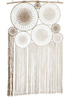 Petite Lily Interiors Pendentif Macramé en tissage - H195x119