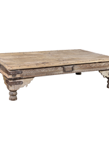 Maisons Origines Indian coffee table wood -  188x120x42cm - unique item