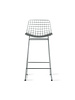 HK Living Silver bar stool WIRE - HK Living