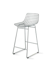 HK Living Tabouret de bar 'Wire' - argent - HK Living