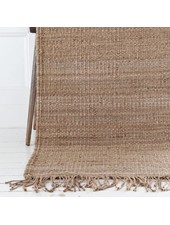 Tell me more Hemp Rug - Natural / Brown - 80x150cm - Tell Me More