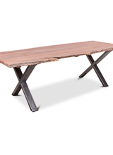 Petite Lily Interiors Dining room table raw wood - 240x90x76cm