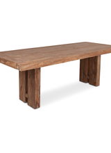 Petite Lily Interiors Mesa de Comedor madera cruda recyclada - 300x100xH80cm