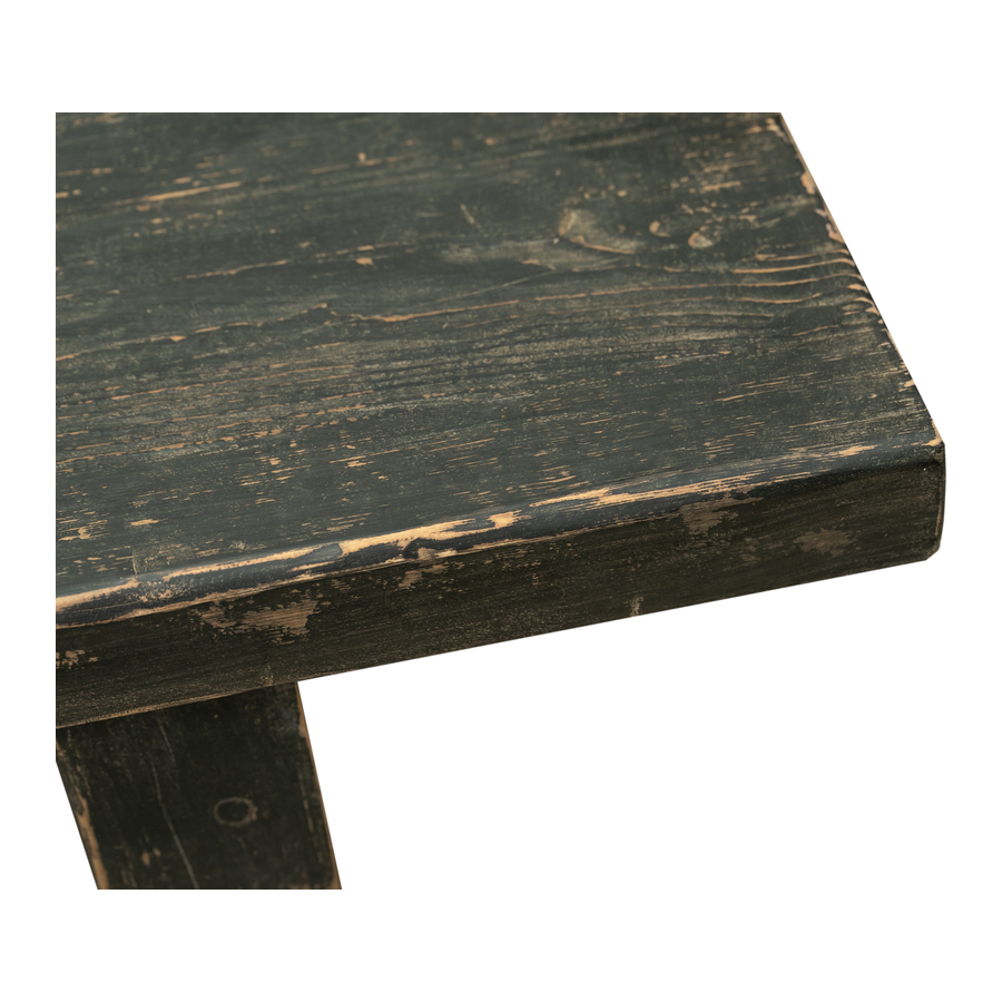 Petite Lily Interiors Black dining room table recycled wood - 244x102x76cm - unique piece