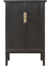 Petite Lily Interiors Cabinet Vintage chinois - noir - 131x53xh202cm - pièce unique