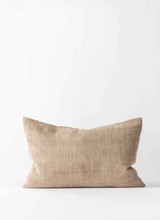 Tell me more Cushion cover 100% linen - beige - 40x60cm