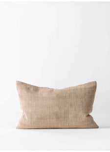 Tell me more Cushion cover 100% linen - beige - 40x60cm