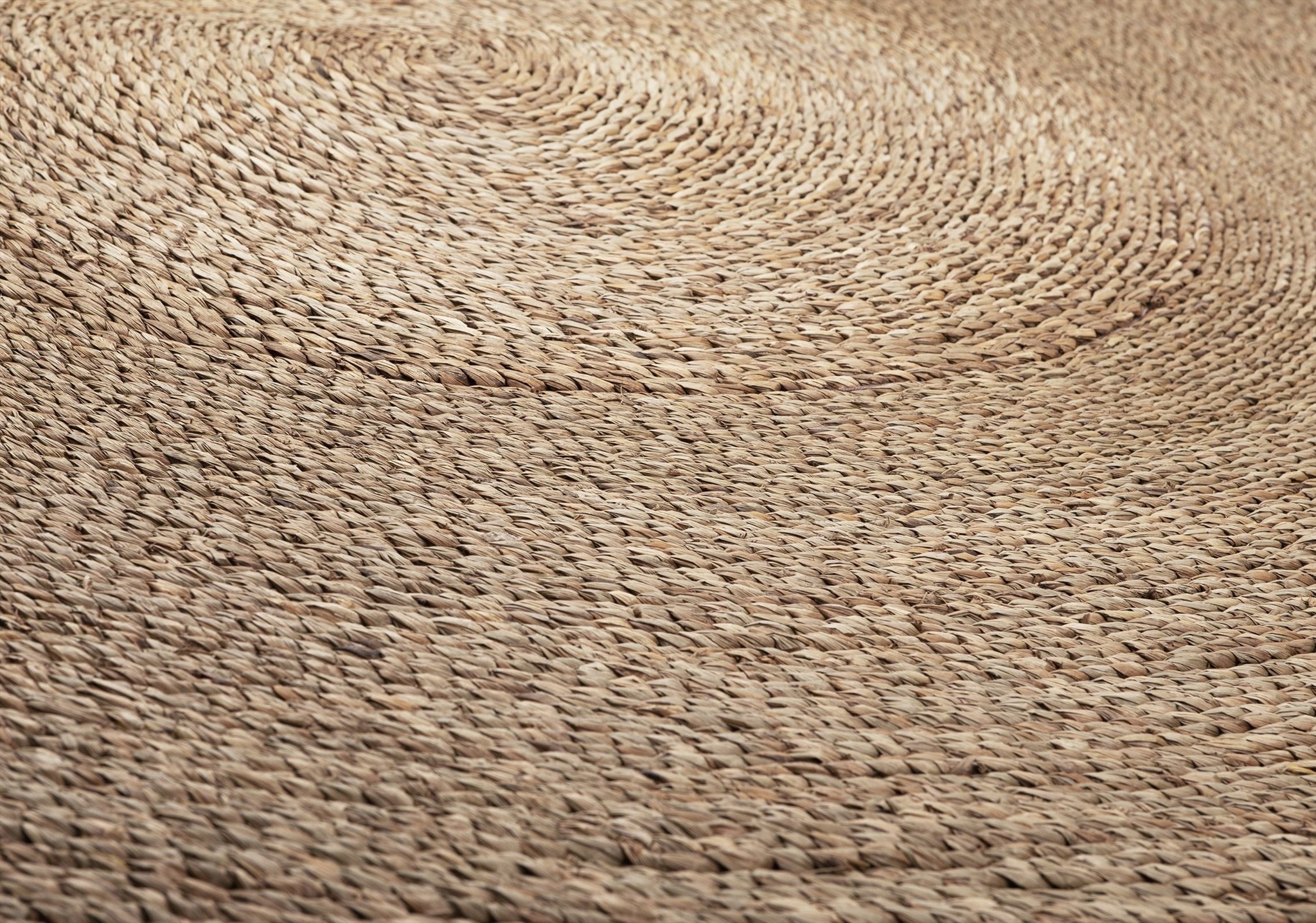 Petite Lily Interiors Round seagrass rug carpet PALAZZO - natural - Ø160cm