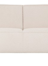 Petite Lily Interiors Sofá - 3 plazas - Ecru / crema - 78x221x93cm