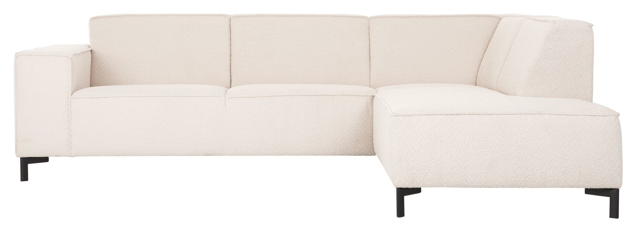 Petite Lily Interiors Sofa / Couch right angle, cream/ecru, 78x265x197cm -  Petite Lily Interiors