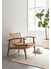 Petite Lily Interiors Chaise Lounge teck et rotin - Natural