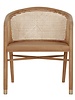 Petite Lily Interiors Occasional Chair teck and rattan - Natural - 83x65x59cm