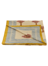 Petite Lily Interiors Nappe / Plaid indien en coton fait main - 240x280cm