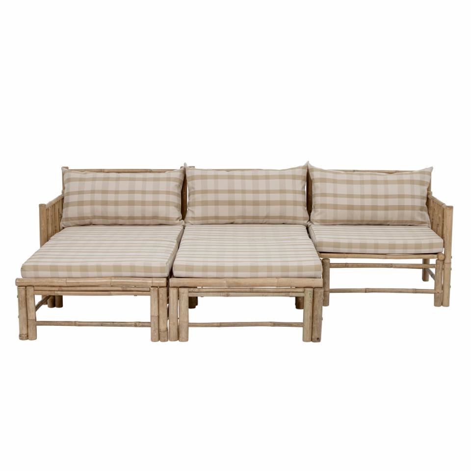 Bloomingville Outdoor sofa element left lounge, bamboo