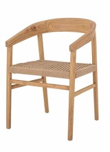 Bloomingville Silla de comedor Vitus de roblre - L53xH76,5xW54 - Natural