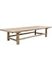 Maisons Origines Vintage raw wood coffee table - 188X78XH40cm - Elm Wood