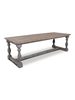Bloomingville Chateau Dining Table, Grey, Wood - 260x100x80cm