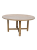 Petite Lily Interiors Round dining room table raw wood - Ø152x77cm - unique item