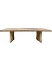 Petite Lily Interiors table de salle à manger en bois brut - 300x90-110xh76-78cm - piece unique