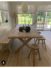 Snowdrops Copenhagen Dining room table recycled pine wood - 200x100xh78H - unique piece
