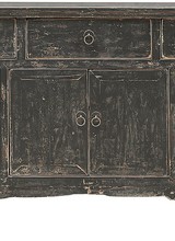 Petite Lily Interiors Sideboard vintage - black - 161X46X85cm