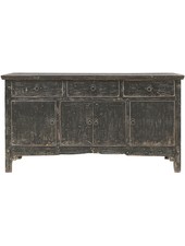 Petite Lily Interiors Sideboard vintage - black - 161X46X85cm