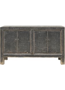 Petite Lily Interiors Buffet Table Vintage - noir - 144X44X85cm