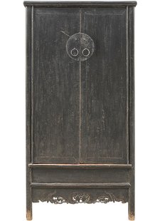 Petite Lily Interiors Antique Chinese black cabinet - 104x54xh207cm - Unique Item