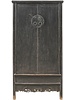 Petite Lily Interiors Armario Vintage chino - negro - 104x54xh207cm - pieza unica